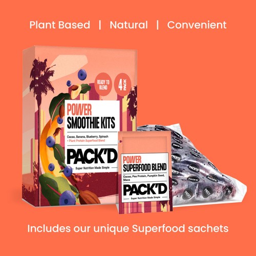 PACK'D Power Protein Smoothie Kits