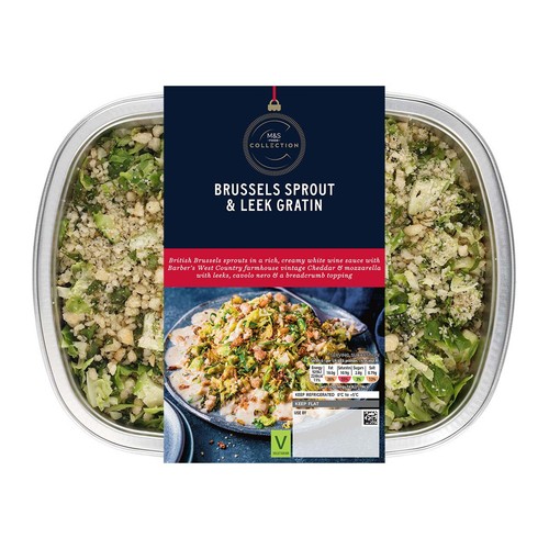 M&S Collection Brussels Sprout & Leek Gratin