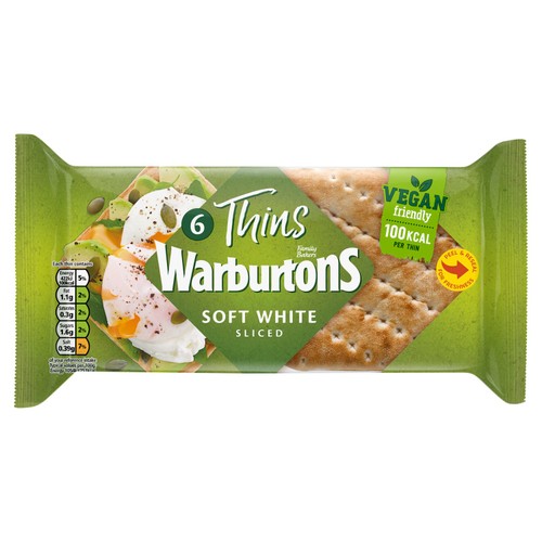 Warburtons White Sandwich Thins