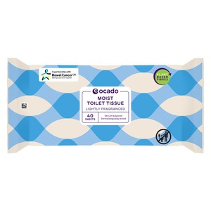 Ocado Lightly Fragranced Moist Toilet Tissue Wipes