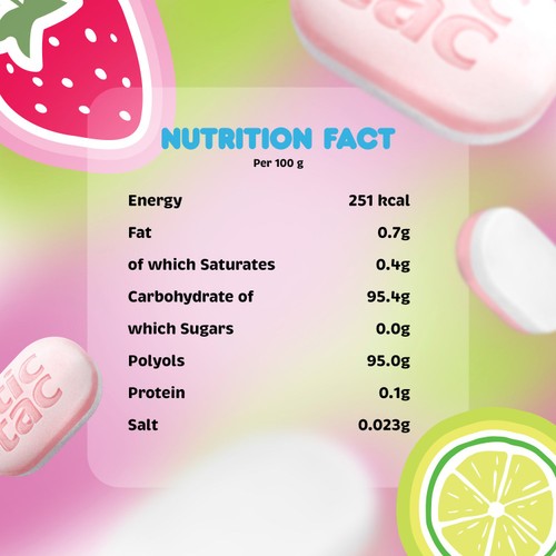 Tic Tac Two Strawberry and Lime