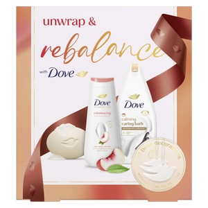 Dove Restore & Balance Bathing Collection with Scented Ornaments