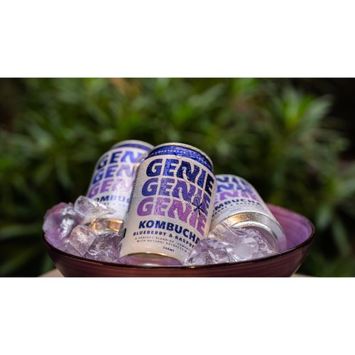 GENIE Kombucha, Blueberry & Raspberry