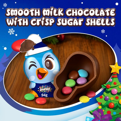 Smarties Milk Chocolate Christmas Penguin