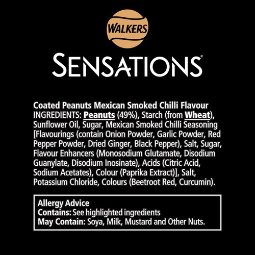 Sensations Mexican Smoked Chilli Coated Sharing Peanuts