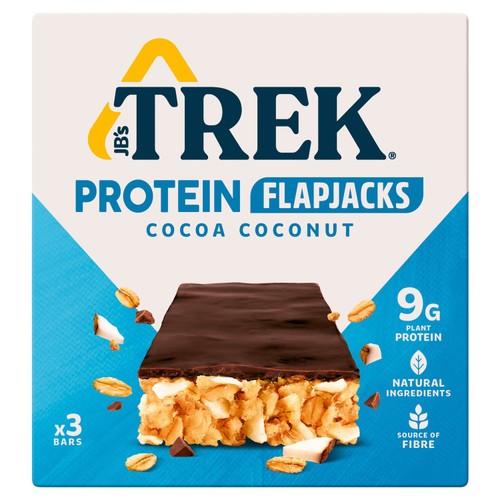 TREK Cocoa Coconut Protein Flapjacks Multipack