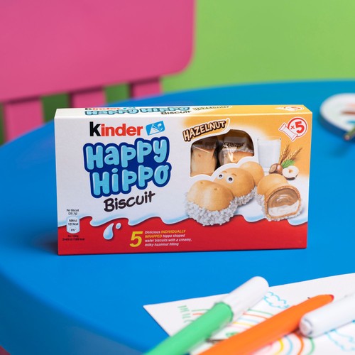 Kinder Happy Hippo Milk & Hazelnut Biscuits