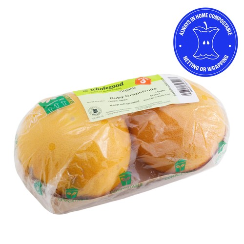 Wholegood Organic Ruby Grapefruits