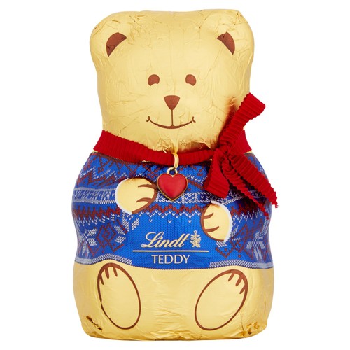 Lindt Milk Chocolate Teddy Red & Blue Jumper