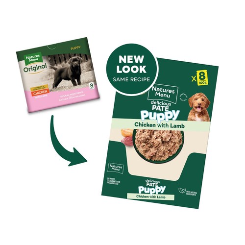 Natures Menu Chicken & Lamb with Rice Puppy Junior Dog Food