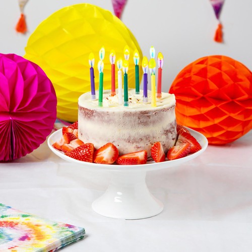 Talking Tables Rainbow Colour Flames Candles