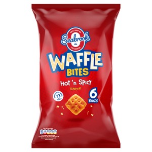 Seabrook Extra Cheesy Flavour Waffle Bites 6 x 16g