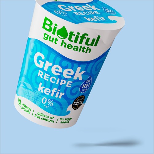 Biotiful Gut Health Kefir Yogurt Greek Recipe 0%