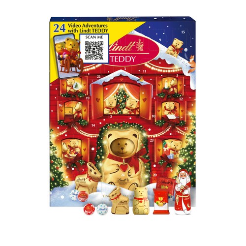 Lindt Teddy Augmented Reality Chocolate Advent Calendar