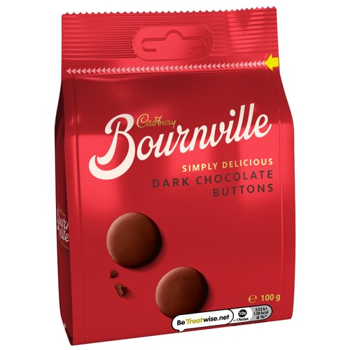 Cadbury Bournville Dark Chocolate Giant Buttons Bag