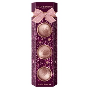 Baylis & Harding Wild Cherry & Vanilla Bath Bomb Trio