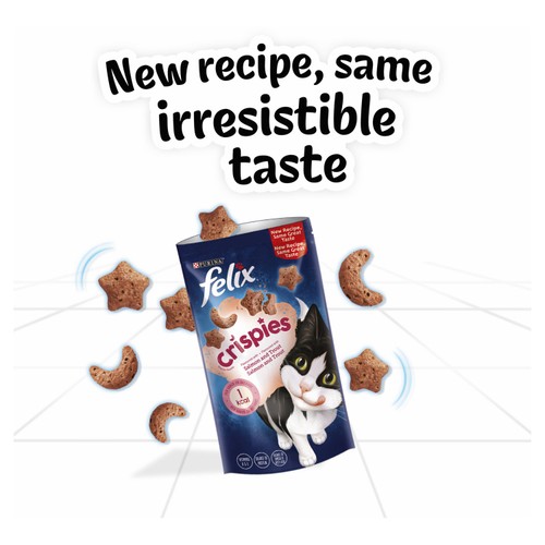 Felix Crispies Salmon & Trout Cat Treats 