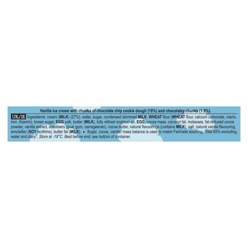 Ben & Jerry's Cookie Dough Vanilla Ice Cream Tub 
