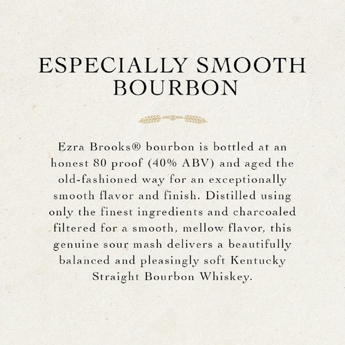 Ezra Brooks Kentucky Straight Bourbon