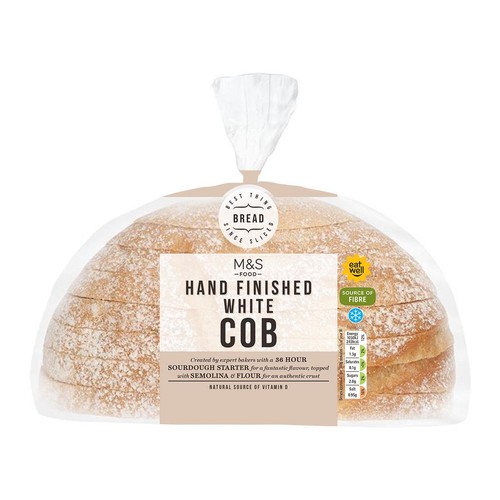 M&S Hand Finished White Cob