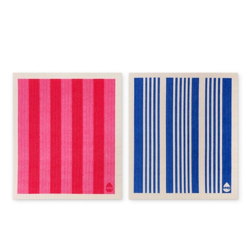 Seep Summer Stripe Edit Sponge Cloths