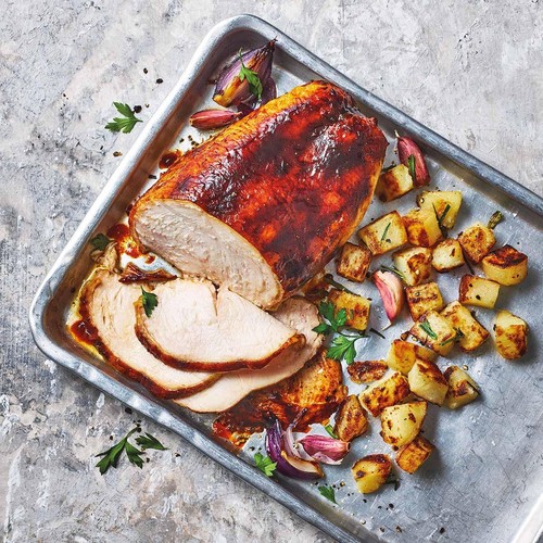 M&S British Ready To Cook Rotisserie Chicken Joint & Marinade