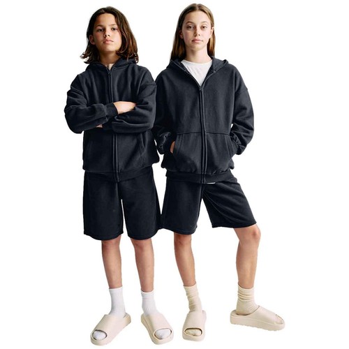 M&S Cotton Rich Plain Hoodie, 10-11 Y, Navy