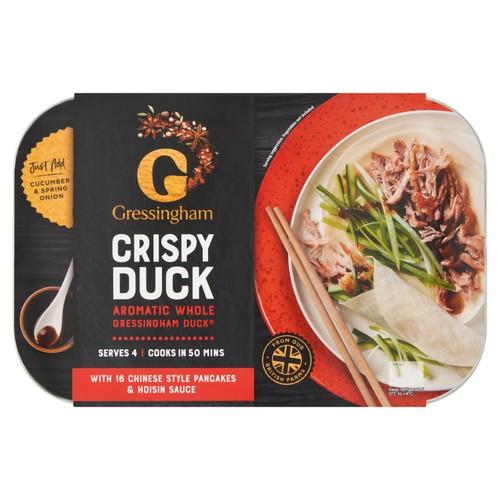 Gressingham Whole Aromatic Crispy Duck & Pancakes