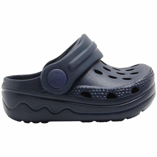 M&S Kids Plain Holiday Clog, 8S, Indigo