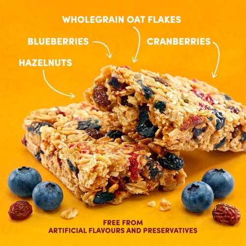 Jordans Frusli Juicy Blueberries Cereal Bars
