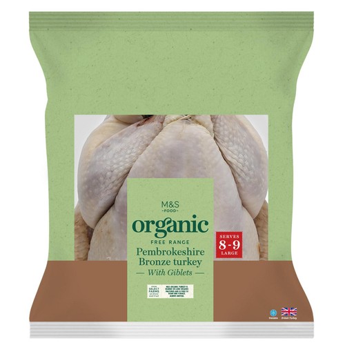 M&S Organic Pembrokeshire Bronze Turkey Ocado