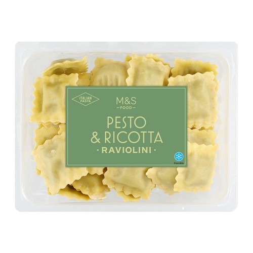 M&S Pesto and Ricotta Raviolini