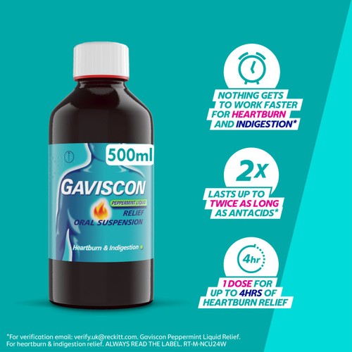 Gaviscon Liquid Original Peppermint