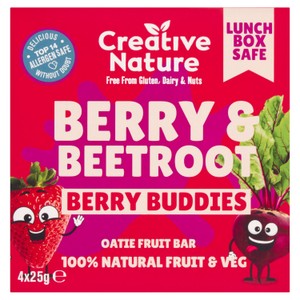 Creative Nature Berry & Beetroot Kids snack bar Multipack - Ocado