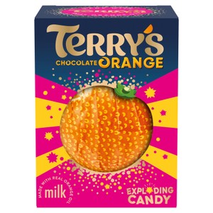 Chocolate Orange Exploding Candy Ball 147g