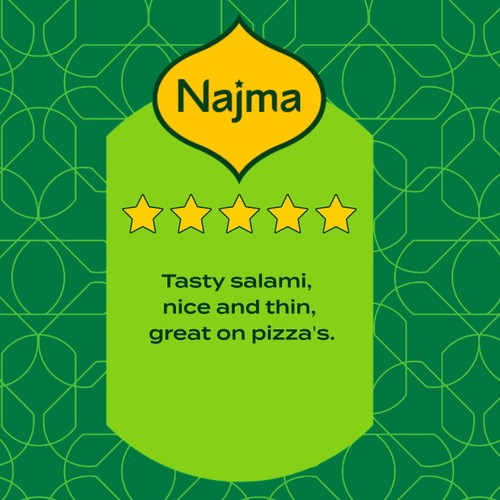 Najma Turkey Salami Slices