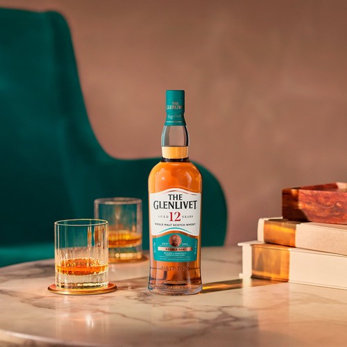 The Glenlivet 12 Year Old Single Malt Scotch Whisky With Giftbox