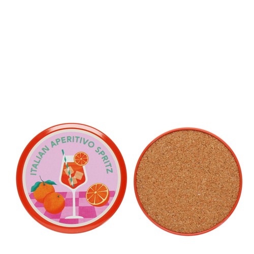 Aperitivo Spritz Metal Coasters