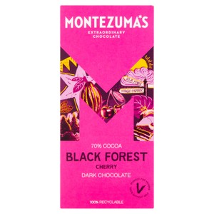 Montezuma's Black Forest Dark Chocolate with Cherry