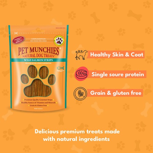 Pet Munchies Wild Salmon Strips