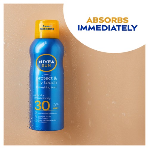 NIVEA SUN Protect & Dry Touch SPF 30 Mist Sunscreen Spray