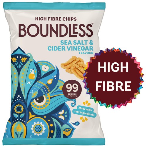 Boundless, Sea Salt and Cider Vinegar Chips, Sharing Bag