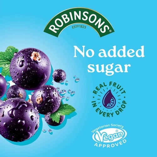 Robinsons Double Strength Blackcurrant Squash