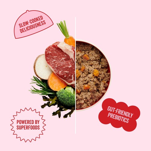 Marleybones Wet Dog Food - Beef & Superfoods