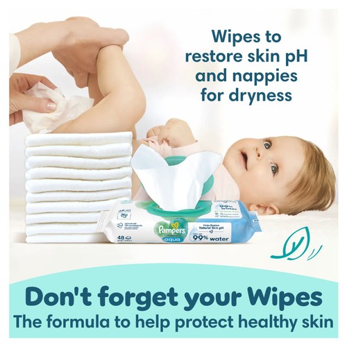 Pampers New Baby Nappies, Size 2 (4-8kg) Jumbo+ Pack