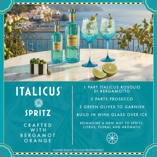 Italicus Rosolio di Bergamotto Aperitif Liqueur