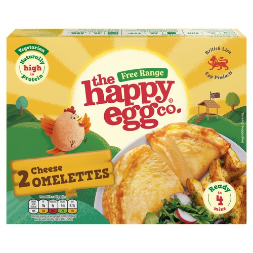 Happy Egg Cheese Folded Omelette