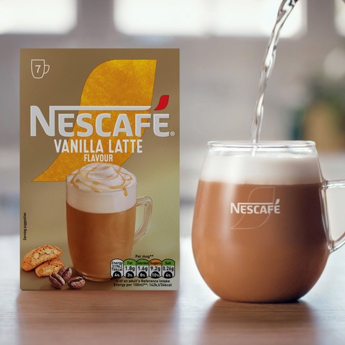 Nescafe Vanilla Latte Instant Coffee 7 Sachets