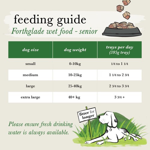 Forthglade Senior Natural Brown Rice Wet Dog Food Lamb 7 yrs+