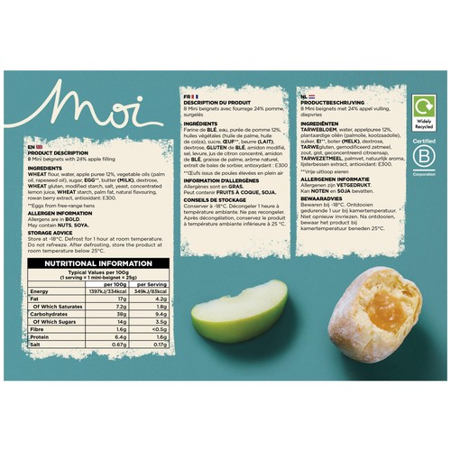 MOI Apple filled Mini Beignets